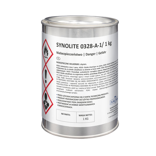 Bezbarwna żywica odlewnicza Synolite 0328-A-1 (1kg, 5kg,10kg)