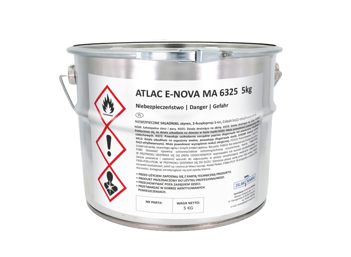 Żywica barierowa Atlac E-Nova 6325 (VE)(1kg, 5kg, 10kg)