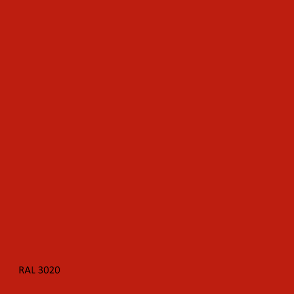 Pot de peinture Rouge Signalisation RAL 3020 - Effet Brillant, Satin ou Mat Pot de peinture Rouge Signalisation RAL 3020 - Effet Brillant, Satin ou Mat